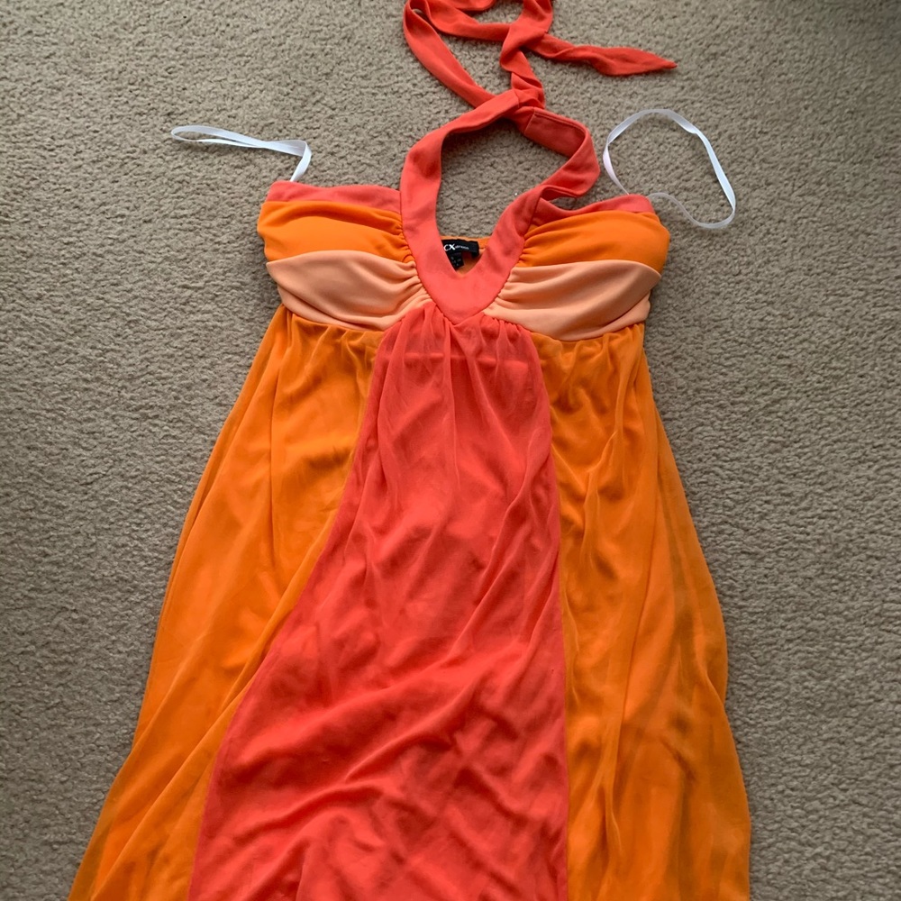 Halter knee high dress